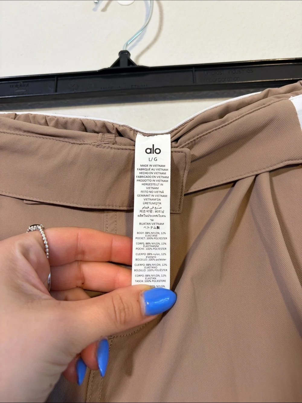 ALO Yoga Women's Dusty Rose Two-in-One Athletic Skort